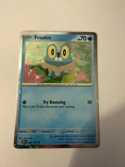 Pokemon - Froakie - Cosmos Holo - Obsidian Flames Promo - OBF 056 - Image 1