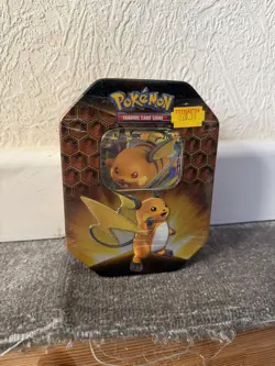 Pokemon TCG: Hidden Fates Tin - Raichu GX - Fully Sealed - Image 1