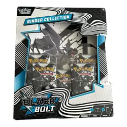 Pokemon TCG: Scarlet & Violet-Black Bolt Binder Collection DAMAGED BOX - Image 1