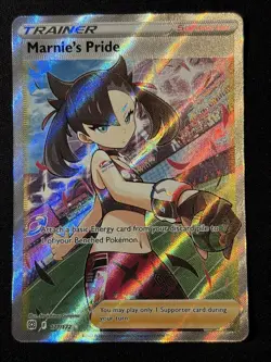 2021 Pokemon SWSH Brilliant Stars 171/172 Marnie's Pride - Image 1