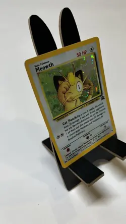 Meowth 10 Pokemon Card Promo Set Rare Holo LP - Image 3