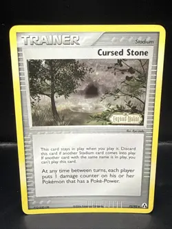 Pokemon Card - Cursed Stone Legend Maker 72/92 Reverse Holo Stamped - Image 1