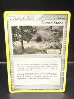 Pokemon Card - Cursed Stone Legend Maker 72/92 Reverse Holo Stamped - Image 2