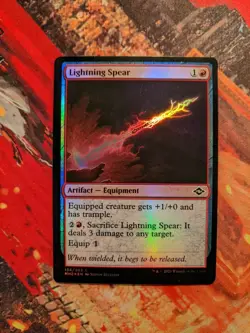 MTG Card: (1x) Lightning Spear (Modern Horizons 2) FOIL - Image 1