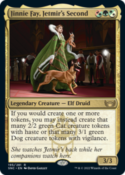 MTG - Jinnie Fay, Jetmir's Second - Foil - Streets of New Capenna - NM, English - Image 1