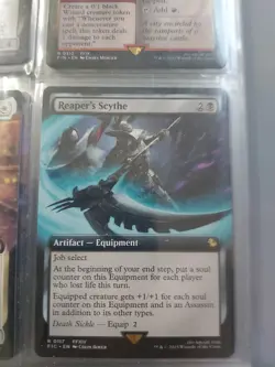 Mtg Reaper's Scythe Borderless 117 - Image 1