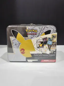 Pokemon TCG - Celebrations Collector’s Chest Lunch Box Tin - New/Factory Sealed - Image 1