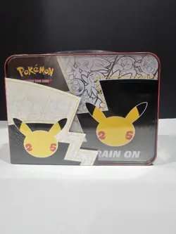 Pokemon TCG - Celebrations Collector’s Chest Lunch Box Tin - New/Factory Sealed - Image 3