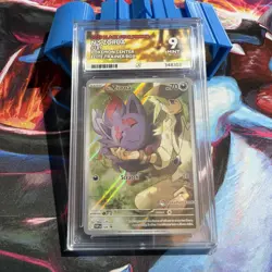N's Zorua Pokemon Center Stamped ACE 9 MINT - SVP 189 - Black Star Promo Rare - Image 1