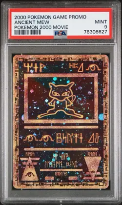 2000 Pokemon Game - Ancient Mew - Movie Promo PSA 9 Mint with 💫 SWIRL 💫 - Image 1
