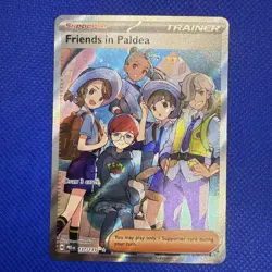 Pokemon Scarlet & Violet Prismatic Evolutions Friends in Paldea #137 Ultra Rare - Image 1