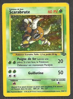 Carte Pokemon Scarabrute 9/64 [HOLO] - Jungle Wizards (fr) - Image 1