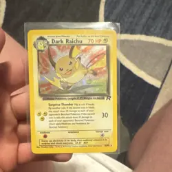 Pokemon TCG Dark Raichu Team Rocket 83/82 Holo Secret Rare 2000 Wizards 70 HP - Image 1