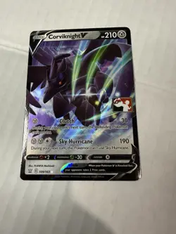 Pokemon Corviknight V 109/163 Prize Pack Series Ultra Rare Full Art Holo English - Image 1