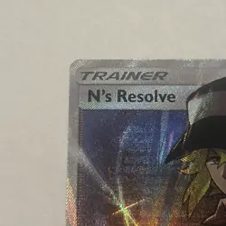 Pokemon TCG N's Resolve Trainer Sun&Moon Cosmic Eclipse Full Art 232/236 - Image 2
