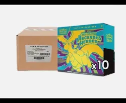 Pokemon-Ascended Heroes -10 ETB- Elite Trainer Box Sealed Case - PRE-SALE - Image 1