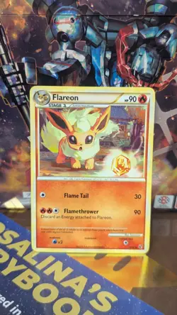 Pokemon TCG 2010 Flareon 26/90 Uncommon Undaunted - Image 1