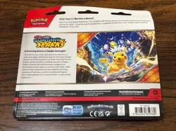 Pokemon TCG Scarlet & Violet Surging Sparks 3-Pack Blister Quagsire NEW SEALED - Image 2