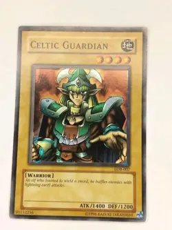 Yu-Gi-Oh! TCG Celtic Guardian LOB-007 Super Rare LP - Image 1