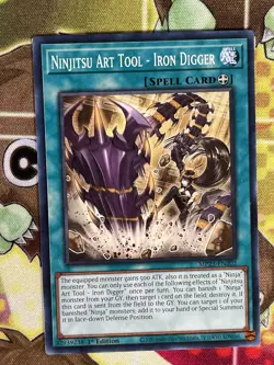 Yugioh Ninjitsu Art Tool - Iron Digger MP23-EN202 Single - Image 1