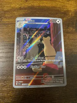 Pokemon TCG Persian Shrouded Fable Holo Illustration Card 078/064 - Image 1