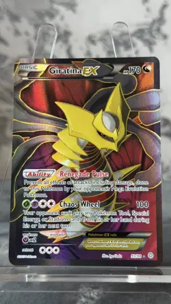 Giratina EX 93/98 Full Art Pokemon Card Ancient Origins TCG NM Holo Rare UK - Image 2