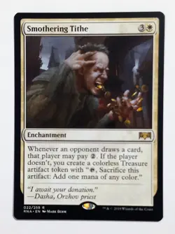 Magic the Gathering Smothering Tithe Card - Image 2