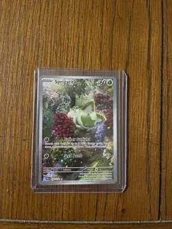 Pokemon TCG Sprigatito Scarlet & Violet Paldea Evolved Holo Card 196/193 - Image 1