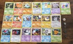 Coin and Card Lot - Vintage Pokemon - Ancient Coins - Image 1