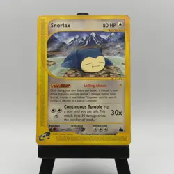 Pokemon TCG Snorlax Card 100/144 Non-Holo Skyridge 2003 MP Condition - Image 1