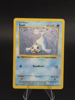 Seel 41/102 - Base Set 1st Edition Shadowless - Pokemon Card TCG - Image 1