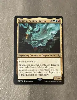 MTG ** Miirym, Sentinel Wyrm Commander Legends: Battle for Baldur's Gate - Image 1