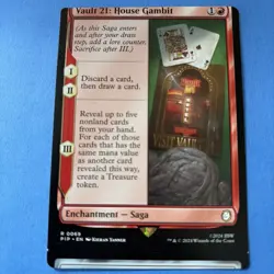 Vault 21: House Gambit Universes Beyond: Fallout Misprint Error Miscut Mtg - Image 1