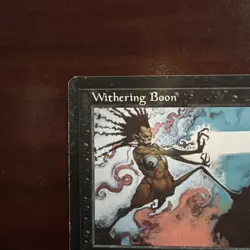 MTG: Mirage: Withering Boon: Lightly Played Condition - Image 2