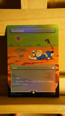 Wasteland - Foil - NM - Fallout MTG - Image 1