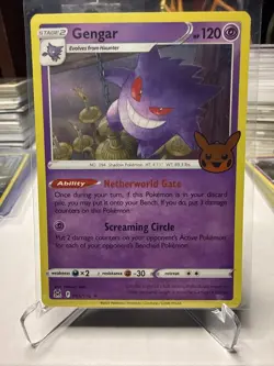 Gengar Error Full Holo Bleed 066/196 Pokemon Trick Or Trade 2022 Stamped Rare - Image 1