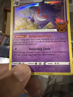 Gengar Error Full Holo Bleed 066/196 Pokemon Trick Or Trade 2022 Stamped Rare - Image 4