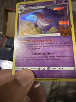 Gengar Error Full Holo Bleed 066/196 Pokemon Trick Or Trade 2022 Stamped Rare - Image 5