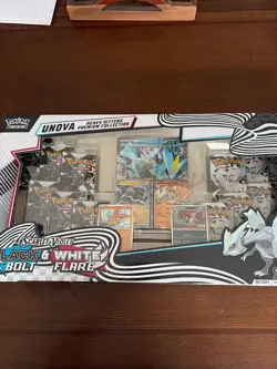 Black Bolt & White Flare Unova Heavy Hitters Premium Collection Pokemon - Image 1