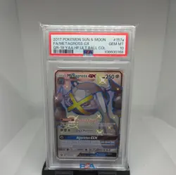 Pokemon PSA 10 Gem Mint Hidden Fates Promo Full Art Metagross GX 157A/145 - Image 1
