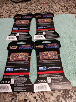 Four Pokemon Mega Evolution Phantasmal Flames Booster Pack Factory Sealed - Image 2