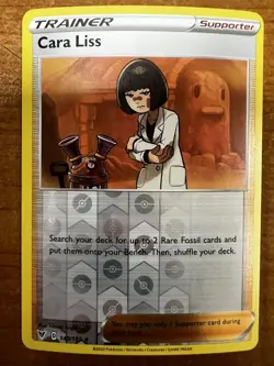 2020 POKEMON VIVID VOLTAGE CARA LISS 149/185 REVERSE HOLO (UNCOMMON) - Image 1