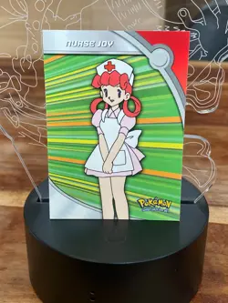 Nurse Joy HV16 - Pokemon 2000 Topps TV Heroes & Villians - Blue Logo - Image 1
