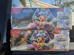 Sam’s Club Pokemon Prismatic Evolutions Surprise Boxe & Booster Bundle - Image 1