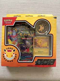 Pokemon Day 2026 Pikachu Box, Lot Of 6 Ships Fast - Image 1