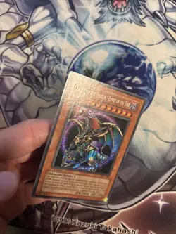 Yu-Gi-Oh! Chaos Emperor Dragon Envoy of the End 1st Ed IOC-000 Secret LP (BW) - Image 2