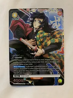 Union Arena TCG Demon Slayer Giyu Tomioka (U**) UEX05BT/KMY-3-010 2 STAR ENGLISH - Image 1