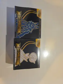 Pokemon Mega Evolution Elite Trainer Box ETB Set of 2 Factory Sealed - Image 1