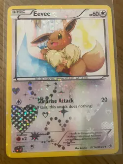 Eevee - (Reverse Cosmos Holo) Common Miscellaneous Cards & Products 130/185 NM - Image 1