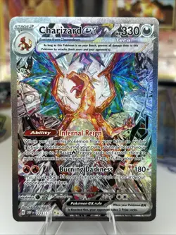 Pokemon TCG Charizard EX Obsidian Flames Holo Ultra Rare Card - Image 1